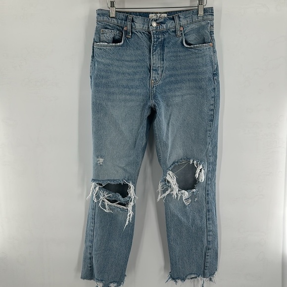 Free‎ People Tapered Baggy Boyfriend Jeans 26 - Picture 2 of 8